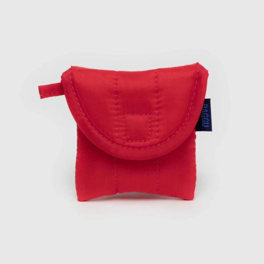 BAGGU Puffy Earbuds Case - Candy Apple